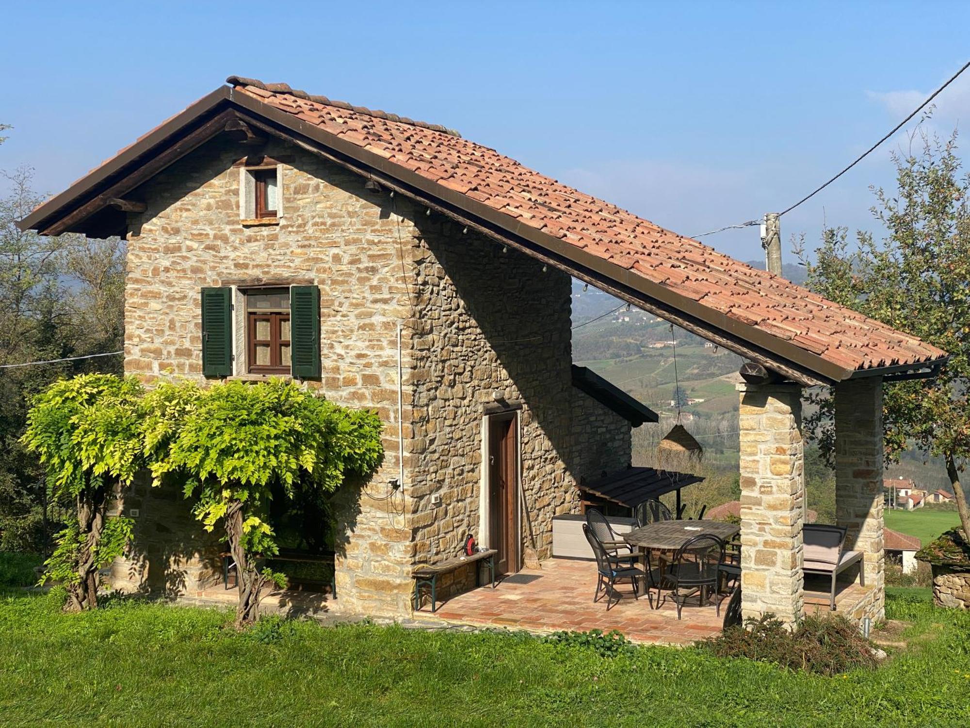 Vakantiehuis Casa Dolce Vista Monastero Bormida Exterior photo